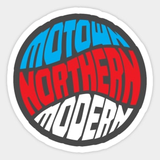 Motown Northern & Modern Sticker